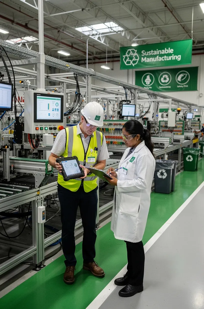 Renewable energy impact on high-tech manufacturing processes